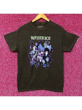 Beetlejuice Collage Illustration Graphic Design T-Shirt S/M